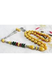 Usta Işi Gümüş Işleme Imameli Katalin 33 Lük Tesbih.-.koleksiyona