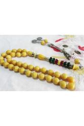 Usta Işi Gümüş Işleme Imameli Katalin 33 Lük Tesbih.-.koleksiyona