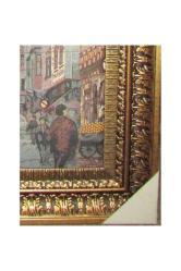 Varaklı Ahşap Çerçeveli Harika Goblen Tablo