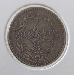 10 PARA 1327-5 SULTAN MEHMET REŞAT ORİJİNAL MADENİ NİKEL NADİR LLL3R1