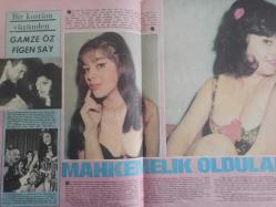 Pazar Haftalık Aktüalite Sinema Tiyatro Müzik ve Magazin Dergisi - 1 Aralık 1967 - Sayı:584 - Figen Say - PURO Sabun Reklamı - Sevim Emre sonunda yine şarkıcılıkta karar kıldı - Haftanın iyi niyet yemeği - Hülya Koçyiğit - Metin Serezli - Erkut Taçkın nişanlandı - Dinçer Okan - Ceyda Sadıkoğlu - Figen Han Mısır'a gidiyor - Gamze Öz - Mahkemelik oldular - 42 Fakir çocuğu giydiren Türkan Şoray - Muzaffer Tema - Erol Tezeren askere gitti - Hanımların köşesi - Yıldız falınız - Zet çorap reklamı - Yeşilçam'da bir çirkin adam Tanju Gürsu - Ediz Hun - Selda Alkor - Sezer Güvenirgil - Devlet Devrim  -Hamam Salgını - ''Yerli Anjelik'' filminde Sevda Ferdağ'da göbek taşında terledi - Nevin Nuray - Sevgi Can - Aynur Aydan fotoğraf ve haberi - Tam Takım Dergi