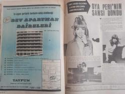 Pazar Haftalık Aktüalite Sinema Tiyatro Müzik ve Magazin Dergisi - 21 Kasım 1969 - Sayı:687 - Nazan Şoray - Mine Soley - Öztürk Serengil'in karısı söylentileri yalanladı - ''Selda Alkor'u kıskanmadım'' - Nevin Serengil - PURO Sabun Reklamı - Nazan Şoray aşksız kaldı - Yücel Hekimoğlu - Yeşilçam'da futbolcu aşkları 5 - Beşiktaşlı Yusuf ve Gülsün Kamu - Kamuran Ballı da Fikret Hakan'a kaldı - şantör Atınç - Ajda Pekkan - Selma Güneri - Serpil Örümcer en son modelleri sundular - Yıldızlar defilesi - Mualla Özbek - Tayfun inşaat müteahhitliği reklamı - Oya Peri'nin şansı döndü - Önce araba kazasında ayağını kırdı, sonra annesini kaybetti - Philips Çamaşır ve Kurutma Makinesi Reklamı - Cezaevinden film setine - Yılmaz Güney ve kızı Elif - Yılmaz Atadeniz - Ülkü Özen - Reha Yurdakul - Yılmaz Köksal - Nusret Özkaya - İsmet Erten - Aynur Akarsu - Gani Turanlı - Philips tıraş makinesi reklamı - Seks elçimiz Mine Soley: Danimarka'yı dağıtacağım diyor fotoğraf ve haberi - Tam Takım Dergi