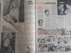 Pazar Haftalık Aktüalite Sinema Tiyatro Müzik ve Magazin Dergisi - 20 Mayıs 1962 - Sayı:295 - Elke sommer - Natalie Wood - Şundan Bundan - Ulvi Uraz - Tolga Teğin - Oya Tara - Faruk Çağlayan - Cutex Ruj Reklamı - Fakir Gerda - Pazar fantazi - Yalçın Kaya - Kibar Hırsız çizgi romanı - Garip ama gerçek - Rio Dolores Serafini - Cilff Richard - Perry Como - Frank sinatra - Yenilmez Yumruk Ben Bolt Çizgi Romanı - Bir Buse Bir Kasırgadır - Çıkmazdaki Gençlik - Natalie Wood soyundu - Ölüm Doktorları - Hitler'in cinsiyetsiz esirleri - Genç Kız Kalbi çizgi romanı - merhamet - Röntgen şuaı - İlham Perileri - İki kişi ölecek - Nadide Erbesler -Zeynep Ziyal - Hanımlarla başbaşa - Zeynep Berk - Paris'te en çok alkışlanan modeller - Miki Fare ve Brik Bradford Çizgi Romanları - Paul Norris - Fıkra - Beterin Beteri - Sabır - Canlı Bebekler - Barbara'nın Gölgesi - Hollywood üzerine yazılmış romanların en güzeli - Serge Dalene - Barbara dokuz gündür meydanda yok! - Tam Takım Dergi