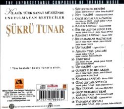 ŞÜKRÜ TUNAR 1907-1962 UNUTULMAYAN BESTECİLER