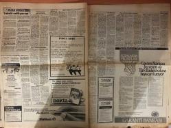 Hürriyet Gazetesi - 6 Ekim 1985  - İhracat - Arto - Almanya - Çelik - Aşı - Ay - Sel - Altın - Müller - Vergi - Ordu - LP - AP - Yilmaz - Meclis - Silah - Memur - Atiye - PAK - Gazete - Uydu - ANAP - Türkiye - Grev - DYP - Siyaset - Ege - Yunanistan - Başbakan - Bulgaristan - BM - Basketbol - Maç - Futbol - Futbolcu - Taraftar - Agu - Fenerbahçe - İsveç - Bordeaux - Kupa - Saray - Puan Durumu - Spor - ABD - Gol - Baha - Maden - Kale - Hakem - Yusuf - Galatasaray - DNA - SEM - Beşiktaş - Rota - Isla - Eder - Televizyon - Teknik Direktör - Ankara - IMF - Volkan - Eren - G7 - Bedrettin Dalan - Belediye - Saygı Öztürk - Modd - Otel - Basın - Dans - Hikaye - Didi - Tank - Bale - MSP - Moda - Selçuk - Tren - LDP - Manga - Tita - Ege Cansen - Mezar - Mario - Ekonomi - Necati Doğru - Zara - Faiz - Çiftçi - Borsa - Caz - Kurtarma - Onur - Fiyatlar - Doktor - Sanayi - Elektrik - Orman - Tarih - Ceza - Transfer