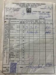 GIDA FATURASI - 2 KASIM 1973 - UNILEVER İŞ TİCARET VE SANAYİ TÜRK LİMİTED ŞİRKETİ - HARBİYE, İSTANBUL - KİRKOR BERBERLER - PANGALTI, İSTANBUL - ISLAK İMZALI, KAŞELİ DAMGA PULU - 18 x 24 cm EBATLI ORİJİNAL FATURA