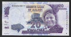 ** MALAVİ ( 20 * KWACHA ) 2012 * AA - ÇİL