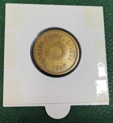 YİRMİBEŞ (25) KURUŞ 1949 YILI DÜZ  ÇÇT/ÇA