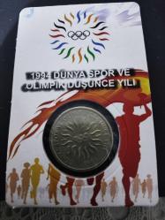 10 BİN LİRA 1994 DÜNYA SPOR OLİMPİK DÜŞÜNCE YILI