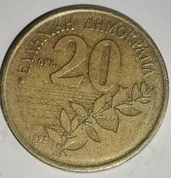 YUNANİSTAN 1992 20 DRAHMİ