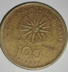YUNANİSTAN 1990   100  DRAHMİ