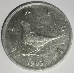HIRVATİSTAN 1993 1 KUNA