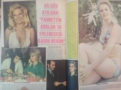 Pazar Haftalık Aktüalite Sinema Tiyatro Müzik ve Magazin Dergisi - 1976 Yılı - Sayı:968 - Melek Görgün - Perihan Ateş - Brigitte Bardot anadan doğma meydan okudu - Sandra Lee - Rita Santiago - Türkiye'de Prenses Emel - Savaş Demiray - Orhan Pekin - Faruk Sırmalı - Edip Bayoğlu - Ahmet Özhan - Orhan Gencebay - Beyza Başar - Neşe Karaböcek - Volkan Ozan - Hülya Sözer assolist oluyor - Salih Güney bu filmi bitirip askere gitti...-  Hülya Koçyiğit - Türkan Şoray - Fatma Girik - Ünlüler Albümü: Yıldıray Çınar - Tunç Başaran - Arzu Okay - Meral Orhonsay - Natuk Baytan - Esen Püsküllü - Sezer Güvenirgil - Mehmet Arslan - Aliye Rona - Fatma Belgen - Nilgün Atılgan: ''Fahrettin Arslan'ın evleneceği kadın benim'' dedi - Ve Seher Şeniz ameliyat öncesi böyleydi - James Bond, şerefine verilen partide iyice dağıtmıştı - Sean Connery - Neriman Köksal - Leyla Sayar - Filiz Akın - Çolpan İlhan - Hürrem Erman - Muzaffer Tema -Nüzhet birsel - Meral Zeren -Müşerref Tezcan -Serpil Örümcer - Tam Takım Dergi