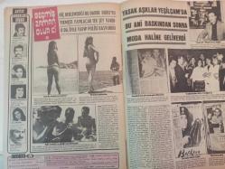 Pazar Haftalık Aktüalite Sinema Tiyatro Müzik ve Magazin Dergisi - 1976 Yılı - Sayı:966 - Seyyal Taner - Prenses Banu - Çek güzeli Romina Yeşilçam'a yerleşti - Yaman Tüzcel - Toni Caouki - Tülin Öner - Abdullah Erdal - Nükhet Arslan - Cevat Alkan - Semahat Akan - Müzeyyen Bayülken - İnci Çayırlı - Perihan Altındağ - Aziz Mahir Erdal - Abdullah Erdal - Emine Işıklar - Erman Şener - Tarık Akan - Mete Gürsel - Hülya Toğlu - İbrahim Gürçen - Necati Karakaya - Emel Sayın tam dört kez çocuk aldırmış - Çıplaklıkta Seher Şeniz ve Anuşka'yı geçen yok - Ünlüler Albümü: Göksel Arsoy - Ülkü Erakalın - Belgin Doruk - Hüseyin Baradan - Necdet Tosun - Nevzat Okçugil - Hulki Saner - Nevzat Pesen - Türkan Şoray - Memduh Ün - Bülent Oran - Sırrı Gültekin - Melek Görgün: ''Ben baharı işte böyle karşılarım'' dedi - Nilüfer Aydan - Yılmaz Duru - Halit Refiğ - Reha Yurdakul - Muhterem Nur - Hayati Sönmez - Fatma Belgen - Sermet serdengeçti - Sevgi Sun - Ahmet Arkan fotoğraf ve haberi - Tam Takım Dergi