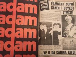 Pazar Haftalık Aktüalite Sinema Tiyatro Müzik ve Magazin Dergisi - 1976 Yılı - Sayı:965 - Nazan Şoray - Özden Yüce - Perihan Ateş 21 yaşına kalbi boş girdi - Nuri Sesigüzel - Yeşim Yükselen - Pakize Suda - Emel Özden - Serpil Örümcer - Müşerref Tezcan - Feridun Çölgeçen - Ahmet altunuş - Necmettin Benek - Şevket Şeker - Mehmet Öztopu - Nurettin SAbuncu - Kamuran Akkor - Vasfi Uçaroğlu - Nurhan Akgün - Seyhan Karabay - Yalçın Gülhan - Zeki Doğan - Nisa Serezli - Kerem Yılmazer- Refik Kalay - Mine Mutlu ve Arzu Okay tahta yerleşti - Fatma Girik - Şampiyonlar Şampiyonu Fenerbahçe Dev Posteri - Ünlüler Albümü: Neşe Karaböcek - Salih Güney - Oksal Pekmezoğlu - Bilal İnci - Engin Çağlar - Süleyman Turan - İzzet Günay - Temel Gürsu - Yıldız Kenter - Turgut Boralı - Ayhan Işık - Hüseyin Peyda - Ertuğrul Bilda - Sermet Serdengeçti - Filmciler Suphi Kaner'i boykot etmişti ve o da canına kıydı - Göksel Arsoy - Belgin Doruk - Ferit Ceylan - Şahan Haki - Aysel Tanju -  Posterli Tam Takım Dergi