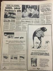 HÜRRİYET GAZETESİ 5 TEMMUZ 1967 YIL :20 SAYI :6890---İşçiler permi hakları için bir miting yapacak ---Parası çok aklı kıt siniri kuvvetli olan Türkiye ye gitsin ---En çok vergi veren firma ve şahıslar açıklandı ---Arabaya kurulup hududu geçen 2 genç  kısmetse  Amerika ya  gidecekler ---Kamil Sürücü 40 km hızla giden motorun üzerinde  numaralar  yapıyor ---İzmir ilk giren  Plaisir  yatı oldu ---Türkiye de satılan  bu ilacı kullanırken yüzde 50  si başka  hastalığa  tutuluyor ---Florya kampinglerinde  borçlu belediyeciler  teşhir  edilecek ---Fil kaynatacak kadar bir  kazan aranıyor ---Çok kıymetli genç ses sanatkarı :Dursun Salkım ---Şenol ,tekrar Beşiktaş 'lı oldu --Güreş takımımız  dün açıklandı ---Güzeller New-York ta buluştu --Güzelimiz New-York güzel ama herkes çok aceleci diyor ---Yelda Gürani  dünyanın en yüksek binasından kuşbakışı  şehri seyretti ---Amcasını oğlunun karısını öldürüp sonra  intihar etti ---