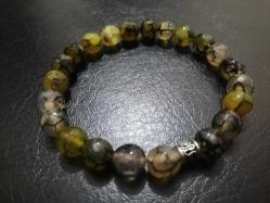 Antika - Akik Taşı Karıncalı Faset Kesim 8 mm Natural Doğaltaş Bileklik - kitantik - kitaLog