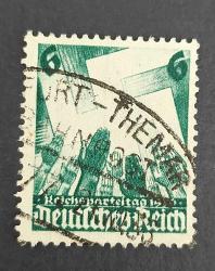 Efemera - Almanya 1935 Gamalı Haç ve Nazi Selamı- damgalı - kitantik - kitaLog