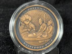 Darphane 2017 Nasreddin Hoca No. 3 YE KÜRKÜM YE Sertifikalı Bronz Hatıra Parası