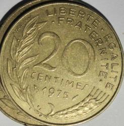 FRANSA 1974  20 CENTIMES