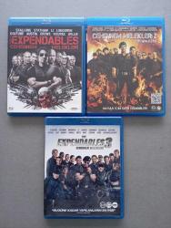 CEHENNEM MELEKLERİ - THE EXPENDABLES - 1 - 2 - 3 - SYLVESTER STALLONE - ARNOLD SCHWARZENEGGER - JASON STATHAM - JET LI - DOLPH LUNDGREN - BRUCE WILLIS - MEL GIBSON - BLU-RAY