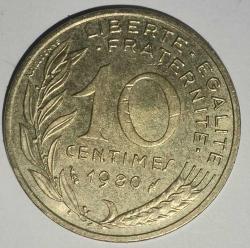 FRANSA 1980   10 CENTIMES