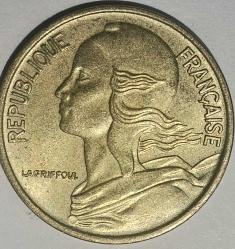 FRANSA 1988  5 CENTIMES
