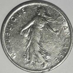 FRANSA 1975  1/2 FRANC