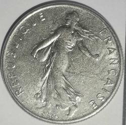 FRANSA 1983  1/2 FRANC