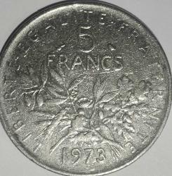 FRANSA 1973   5 FRANC