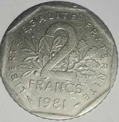 FRANSA 1981   2 FRANC