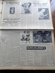 Vatan Gazetesi - 12 Ocak 1955 - Ahmet Emin Yalman Köşe Yazısı - Maarif Bütçesi Görüşülürken Tartışmalar Oldu - Başvekil Adnan Menderes Basra'ya Gitti - Edirne'de 707 Bina Hasara Uğradı - Müzelerimiz Muazzam Bir Facia Teşkil Ediyor - İngiliz Anayasası Mütehassısı Sir Stephen King Halk Geldi - Manhattan'da Üç Oda Yazan Simenon Yazı Dizisi - Migros Hakkında Bugün İzahat Verilecek - Şişli Sirkeci Taksim Karaköy Dolmuş Durakları - Devlet Vekili Fatin Rüştü Zorlu Paris'e Gitti - Mareşal Graziani Öldü - Suriye'de Arvad Adası Batıyor - Malenkov Molotov Mücadelesi Yazan Altemur Kılıç - Hint Musikisi - Dansöz Ludmilla Şantöz Mü Olacak - Sir Julius Levy'nin Yükselişi Yazan Daphne Du Maurier Yazı Dizisi - Okuyucu Fikir Ve Şikayetleri Dinleyen Ve Derleyen Ahmet Refik Noyan - Borsa - Bulmaca - Amerika'da Komünistliğin Cezası Arttırılıyor - Sarajevo Ordu Takımını 1 0 Mağlup Etti - Fenerbahçe Basketbol Takımı Kampa Girmiyor - Bisiklet Yarışı Yarın Kahire'de Başlıyor - Galatasaray Beyoğluspor Maçı