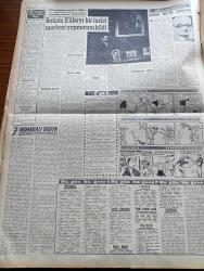 Vatan Gazetesi - 27 Mayıs 1958 - Türk İktisadı Yeni Bir Yolda - Çankırı'da Sel Felaketinde Ölü Sayısı 30'a Çıktı - Kıbrıs'ta Rumlar Birbirine Girdi 5 Ölü 20 Yaralı Var - Bir OECE Heyeti Ankara'da Bize Dair İktisadi Rapor Hazırlayacak - Viscount Uçakları Sefere Başlıyor - İsyan Suçlamasıyla Dokuz Subayın Duruşması Başladı - Milletlerarası Filistin Müşaviri George Flint Öldürüldü - Bir Karikatür Yapan 16 Ay Yatmasın - Yandan Akıyor Yandan Yazan Adnan Veli Yazı Dizisi - Atatürk'ten Hakikatler- Taş Devri Çizen Mıstık - Çakaralmaz Hafiye Çizen Eflatun Nuri - Emil Galip Sandalcı Köşe Yazısı - Beyrut'ta Dün De Bombalar Patladı - Dokunulmazlıkları Kaldırmak İstenen Milletvekilleri - Diktatör Batista Kübayı Bir Turist Merkezi Yapmasını Bildi - Burç Falı - Osman Bayatlı'sız Bergama Yazan Azra Erhat - ES KO Limon Çiçeği Kolonyası - Türk Futbol Federasyonu İspanya Federasyonuna 200 dolar Borçlu - 1959 1960 Mahalli Lig Maçları Kaldırılıyor - Alpullu Kampına Gene Rağbet Yok - Sepp Heberger