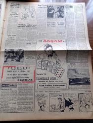 Vatan Gazetesi - 7 Mayıs 1958 - Kıbrıs Valisi Sir Hugh Foot'un Kıbrıs İçin Yeni Planı - Burhan Arpad Yunan Seçimlerini Takip Ediyor - Beyoğlu'nda Rumca Yasak Kitaplar Bulundu - Ulus Gazetesi Yazı İşleri Müdürü Nihad Subaşı Dün Cezaevine Girdi - Bale Sanatkarı Ninette De Valois İstanbul'a Geldi - Siyasal Bilgiler Fakültesi İnek Bayramı - Türkiye Milli Talebe FEDERASYONU Genel Kongresi Kavga Ve Gürültü İçinde Geçiyor - Celal Bayar Almanya'ya Hareket Ediyor - Yandan Akıyor Yandan Yazan Adnan Veli Yazı Dizisi - Sonradan Yaşamak Yazan Tarık Buğra Yazı Dizisi - Henry Ford'un Dünyası - Taş Devri Çizen Mıstık - Çakaralmaz Hafiye Çizen Eflatun Nuri - Bir Fransız Filmci Truva'yı Dünyaya Tanıtmak İstiyor - Emil Galip Sandalcı Köşe Yazısı - Hoş Memo Karikatür - İtalyan Brigitte Bardot'su Lorella De Luca - Cannes Film Festivalinden Yazan Aydın Arzak - Kıbrıs Türktür Cemiyetinin Evrakı Geri Verildi -  Yedek Subay Futbolcular Kuralını Dün Çektiler - Fenerbahçe Dinamo İle Berabere Kaldı