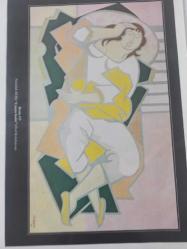 1 Nisan 1984 - Nurullah Berk ''Uyuyan Kadın'' Portresi fotoğrafı - George Bellows ''Bu kulübün iki üyesi'' Ulusal Galeri Washington fotoğrafı - Tek Yaprak Arkalı Önlüdür