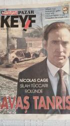 Hürriyet Keyif Gazetesi 16 EKİM 2005 - NİCOLAS CAGE - SAVAŞ TANRISI - METİM AKPINAR - AHMET UĞURLU - DÖNGEL KARHANESİ - ÖMÜR GEDİK -SUAT KAVUKLUOĞLU - RÖPORTAJ - ONUR ÖYMEN - ULUSAL ÇIKARLAR - TAŞIYICI 2 -  MASKELİ BEŞLER - ŞAFAK SEZER - MEHMET ALİ ALABORA - PEKER AÇIKALIN - CENGİZ KÜÇÜK AYVAZ - MELİH EKENER -  İHSAN YILMAZ - İLHAMİ YILDIRIRM - RÖPORTAJ - FERHAT GÖÇER -  ABDULLAH İBRAHİM