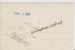 Bursa Atatürk Heykeli, 5 Teşrinisani [Kasım] 1931 / Büyük Gazi, İnegöllüler... Yazılı Çelenk Detayıyla