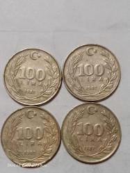 TÜRKİYE CUMHURİYETİ 100 LİRA 1987  ÇÇT