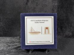 Darphane 1915 Çanakkale Köprüsü Polimer Hatıra Parası ışıklı Kadife Kutusunda