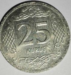TÜRKİYE  2009   25 KURUŞ