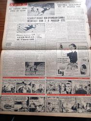 Vatan Gazetesi - 25 Nisan 1957 - Başvekil Adnan Menderes Kıbrıs'a Dair Görüşünü Açıklayacak - Kıbrıs Mitingi Pazar Günü Diyarbakır'da Yapılıyor - Amerikalı Genç John Rodney Nash'ın Uçaktan Nasıl Düştüğü Araştırılıyor - Temyiz 5. Ceza Reisi Necmettin Arvas Emekliye Çıkarıldı - İran'da Nevruz Bayramı - Sahte Pasaportçular Dün Tevkif Edildiler - Kıbrıs İçin Kuvayi Milliyeliler Hazır - Merzuka Akçam Tekrar 30 Yıl Hapse Mahkûm Edildi - Çanakkale Türk'ün Kahramanlık Destanı Yazan Alan Moorehead Yazı Dizisi - Eflatun Kız Yazan Nihal Yeğinobalı Yazı Dizisi - Edebiyatımızda Şiir Çevirileri Ve Yeni Bir Antoloji Kitabı - Ramazan Köşesi - Havalarda 70.000 Kilometre Yazan Ahmet Emin Yalman - Maksim Bar Yıldızı Ve İstanbul Kolin Mur'u Hala Alkış Topluyor - 1001 Gece Masalları Hazırlayan Suat Taşer Yazı Dizisi - Batakhane İnsanları Yazan Adnan Veli Yazı Dizisi - Galatasaray Beşiktaş'ı 2 0 Mağlup Etti - Basketbolda Amerika Namzetleri 64 43 Yendi - At Yarışları Programı - Buk Rocers  Çizen Rick Yager