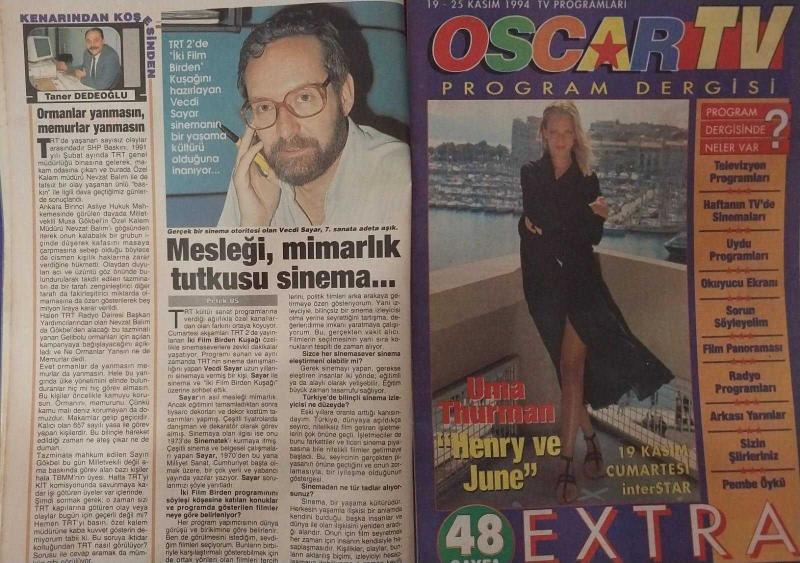 MİLLİYET OSCAR TV MAGAZİN DERGİSİ MİLLİYET OSCAR MAGAZİN DERGİ 19  