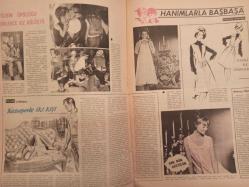 Pazar Haftalık Aktüalite Sinema Tiyatro Müzik ve Magazin Dergisi - 6 Mart 1965 - Sayı:441 - Genç Kız Kalbi ve Yenilmez Yumruk Çizgi Romanı - Özcan Tekgül - Beyrut Dağlarında Striptease yapıyor - Aşk Korkusu Fotoromanı - Boncuk Çizgi Romanı - Sinema Haberleri - Elke sommer - Doktor Kilder ve Kırık Kalp Çizgi Romanı - Yüzbin öpücüğü binlerce kız bölüştü - Kanepede iki kişi - Zeynep Berk - Hanımlarla başbaşa - Nicole Bernard - Cehennemde Bir Melek - Jean Sherman - Bu yıldızları ben meşhur ettim - Osman Faruk Seden - Onu Ben Kral Yaptım - Ayhan Işık - Bu haftaki yıldızınız - PURO Sabun Reklamı - Kalpten kalbe - Thea Fleming - Hasbi Tembeler Çizgi Romanı fotoğraf ve haberi - Tam Takım Dergi