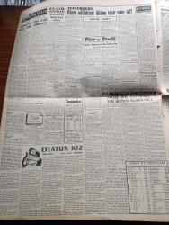 Vatan Gazetesi - 26 Nisan 1957 - Ortadoğu'da Dört Mühim Hadise Var - Celal Bayar Bakanlar Kurulu İle Kıbrıs Mevzuunu Görüştü - Havalarda 70.000 Kilometre Yazan Ahmet Emin Yalman Köşe Yazısı - Döviz Kaçakçılığı Yapan Renade Dorsy İsimli Güzel Bir Alman Kadını Yakalandı - Ege Bölgesinde Deprem Büyük Hasar Yaptı - New York Times Diyor ki Makarios'un Serbest Bırakılmasının Faydası Olmamıştır - Çanakkale Türk'ün Kahramanlık Destanı Yazan Alan Moorehead Yazı Dizisi - Eflatun Kız Yazan Nihal Yeğinobalı Yazı Dizisi - Sanat Dünyasından Haberler - Makbet Çin'ceye Çevriliyor - Süleymaniye Kütüphanesi Dün Törenle Açıldı - Yazar Françoise Sagan İyileşti - Ramazan Köşesi - Perde Arası Yazan Burhan Arpad - Şevkiye May Ve Ali Sururi Kulis Arasında Rol Sıralarını Bekliyor Fotoğraf - 1001 Gece Masalları Hazırlayan Suat Taşer Yazı Dizisi - İstanbulspor Cihat Arman'a Dair Dün Bir Tebliğ Yayınladı - Amerika Ordulararası Basketbol Şampiyonluğunu Kazandı - Fenerbahçe Galatasaray Maçına Hazırlanıyor - At