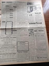 Vatan Gazetesi - 26 Nisan 1957 - Ortadoğu'da Dört Mühim Hadise Var - Celal Bayar Bakanlar Kurulu İle Kıbrıs Mevzuunu Görüştü - Havalarda 70.000 Kilometre Yazan Ahmet Emin Yalman Köşe Yazısı - Döviz Kaçakçılığı Yapan Renade Dorsy İsimli Güzel Bir Alman Kadını Yakalandı - Ege Bölgesinde Deprem Büyük Hasar Yaptı - New York Times Diyor ki Makarios'un Serbest Bırakılmasının Faydası Olmamıştır - Çanakkale Türk'ün Kahramanlık Destanı Yazan Alan Moorehead Yazı Dizisi - Eflatun Kız Yazan Nihal Yeğinobalı Yazı Dizisi - Sanat Dünyasından Haberler - Makbet Çin'ceye Çevriliyor - Süleymaniye Kütüphanesi Dün Törenle Açıldı - Yazar Françoise Sagan İyileşti - Ramazan Köşesi - Perde Arası Yazan Burhan Arpad - Şevkiye May Ve Ali Sururi Kulis Arasında Rol Sıralarını Bekliyor Fotoğraf - 1001 Gece Masalları Hazırlayan Suat Taşer Yazı Dizisi - İstanbulspor Cihat Arman'a Dair Dün Bir Tebliğ Yayınladı - Amerika Ordulararası Basketbol Şampiyonluğunu Kazandı - Fenerbahçe Galatasaray Maçına Hazırlanıyor - At
