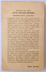 FATİH SULTAN MEHMET