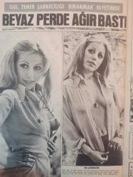 Pazar Haftalık Aktüalite Sinema Tiyatro Müzik ve Magazin Dergisi - 8 Haziran 1973 - Sayı:872 - Gönül Yazar - Sylvia Carmen - 10. Antalya film şenliği başladı - Murat Köseoğlu - Nejat Saydam - Melih Sertesen - Yıldırım Önal - Sevda Ferdağ - Tülin Örsek - Muhterem Nur - Turgut Özatay - Salih Güney - Esen Püsküllü - Sevda Karaca - Kartal Tibet - Osman Alyanak - Yıldırım Önal - Ahmet Özhan - Berker İnanoğlu - Zeynep Değirmencioğlu - Işık Yavuz - Melek Görgün - Yılmaz Şerif - Levent Çakır - İrem Doğan - Göksel Arsoy - Ülkü Özen - Filiz Akın - Emin Özberk - Nevin Bozbora - Cavidan Somerson - Mualla Onum - Sabahat Ataç - Nebahat Kılıç - Erol Tarhan - Nurettin Hancı - Mustafa Bozkurt - Necmi Akça - Hayri Caner - Pervin Par - Tamer Yiğit'i kayınpederi bir türlü affetmiyor - Rukiye Bayrak - Salata 1 Yaşında Karikatürü - Yeşilçam'ın aşk albümü - Eva Bender - Cihangir Gaffari - Gül Tener şarkıcılığı bırakmak niyetinde - Beyaz perde ağır bastı - Dergi Tam Değildir Sadece 12 Sayfası Mevcuttur