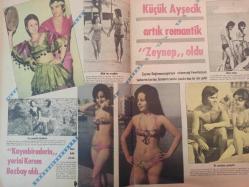 Pazar Haftalık Aktüalite Sinema Tiyatro Müzik ve Magazin Dergisi - 27 Ekim 1972 - Sayı:840 - Seyyal Taner - Nadia - Feyzi Tuna - Burhan Tekinliğ - Salih Güney - İpek Güney - Kuzey Vargın - Zuhal Tan, Nil Göncü'nün ardından Yeşilçam bir kurban daha verdi - Nil Başak - Ender Çerçioğlu - Fotojeni güzeli başrole çıktı - Behçet Nacar - Tursil Deterjan Reklamı - Kerem Bozbay - Zeynep Değirmencioğlu - Elia Kazan - Zeynep Değirmencioğlu - Şarkıları ''Ömür Boyu'' sürmedi - Berkant - Serpil Örümcer - Bayan Bacak - Nadia'nın şansı yaver gidince eski plak satıcısı başrol oyuncusu oldu - Seyyal Taner Avrupa'da plak kapağı modeli oldu - Operacı Altan Günbay sinemanın en ateşli ''aşk ilahı'' oluverdi - Altan Günbay - Türkan Erdem fotoğraf ve haberi - Tam Takım Dergi