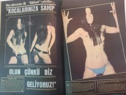 Pazar Haftalık Aktüalite Sinema Tiyatro Müzik ve Magazin Dergisi - 18 Mayıs 1973 - Sayı:869 - Feri Cansel - Melek görgün - Meral Zeren - Sezer Başak'ın bahar başına vurdu - Nil başak - Leyla Sayar nişanlanı verdi - Crazy Horse Balesi Türkiye'de - Yeşilçam'ın aşk albümü - Ajda Pekkan - Tanju Gürsu - Ekrem Bora - Kuzey Vargın - Ayhan Işık - İzzet Günay - Şantöz Aylin Hıdrellez'de - Belgin Doruk: ''Sahne için herşey tamam'' - Selahattin Erköse - Özdemir Birsel - Sadri Alışık'ın başını kaşıyacak vakti yok - Hülya Tuğlu'nun balık safası - Muhterem Nur - Yeşilçam'da yeri doldurulmayan hala tek yıldız: Muhterem Nur - Anuşka - İlknur Taçbaş - Pelin Ceylan - Sevinç Pekin - Ufuk Enünlü - Nevin Pere - Leyla Sayar - Yılmaz Köksal fotoğraf ve haberi - Tam Takım Dergi