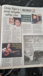 HÜRRİYET KEYİF GAZETESİ - 11 TEMMUZ 2004 -CAZİBE KONULARI - 007 AŞKIN HİZMETİNDE -PEMBE PANTER STEVE MARTİN İLE DÖNÜYOR - JEAN RENO 11 EYLÜLDE TÜRKİYE YE GELİYORUZ - SONY İLE TİME WARNER KÜKREYEN ASLANIN ARŞİVİ İÇİN KAPIŞTI - ORAY EĞİNE ÖNCE SOSYETE SAHİP ÇIKTI - PACO DE LUCİA 14 BİN DOLARLIK HALI ALDI - HIFZI TOPUZ DEVRİM YILLAR  -